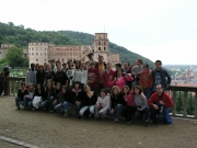 On a teenager trip to Heidelberg