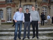 My business is in good hands, Olivier - my successor, a great leader and friend, <br> Vishal my boss (in between us)